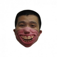 Latex Masker: Half Face Masker 'big teeth' 